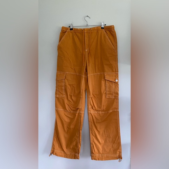SOLD! NWOT! Garage Tie Up Cargo Pants! Small - Picture 2 of 6